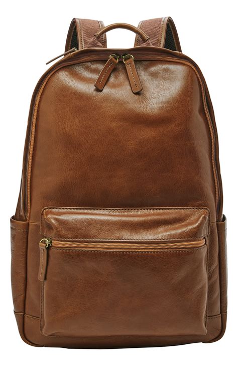 fossil travel bag|leather backpack unisex.